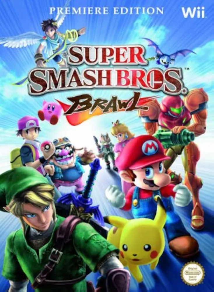 Super Smash Bros cover art