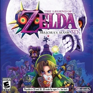 jaquette de The Legend of Zelda : Majora's Mask 3D