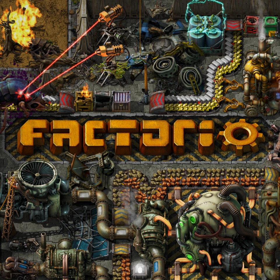 jaquette de Factorio