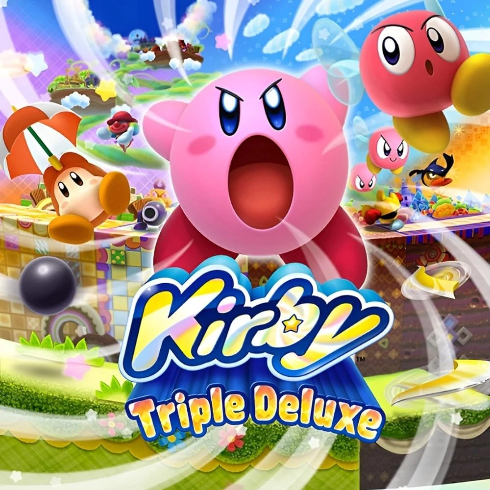Kirby Triple Deluxe cover art